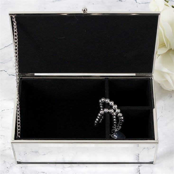 Mirror Jewellery Box Find Me A Gift, Personalised Mirrored Jewellery Box Uk