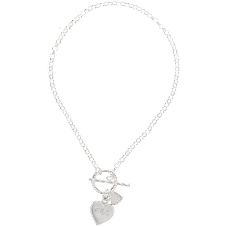 T-Bar Personalised Hearts Bracelet