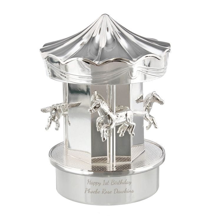 Personalised Carousel Money Box -