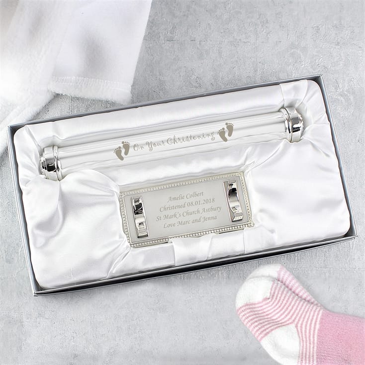 Personalised Christening Certificate Holder