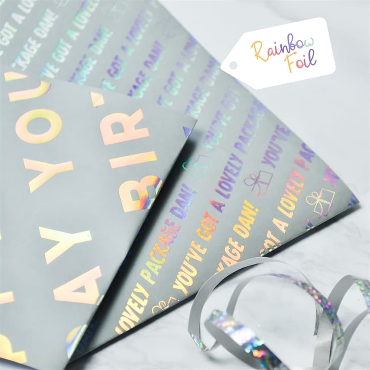Choose your Colours!!! Personalised Graduation Wrapping Paper Any name