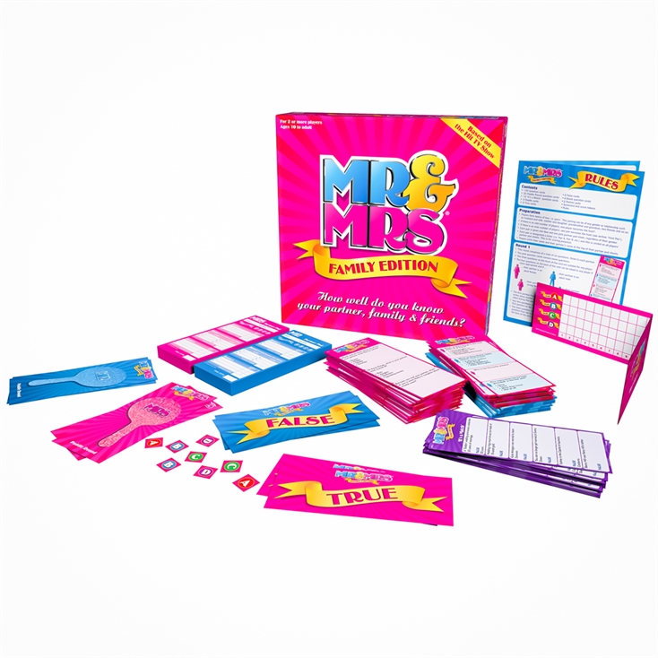 Mr & Mrs Family Edition Game Find Me A Gift