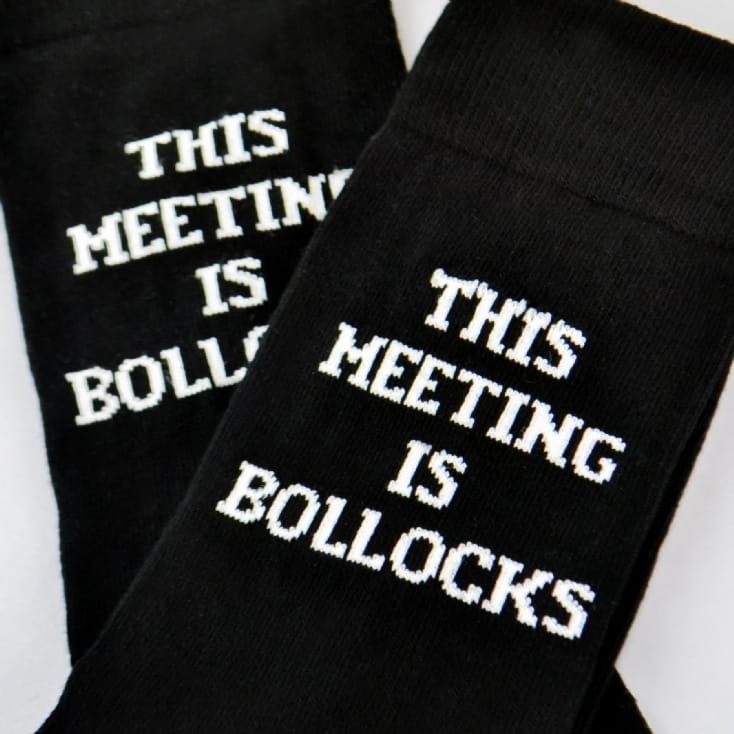 This Meeting Is "Boring" Socks