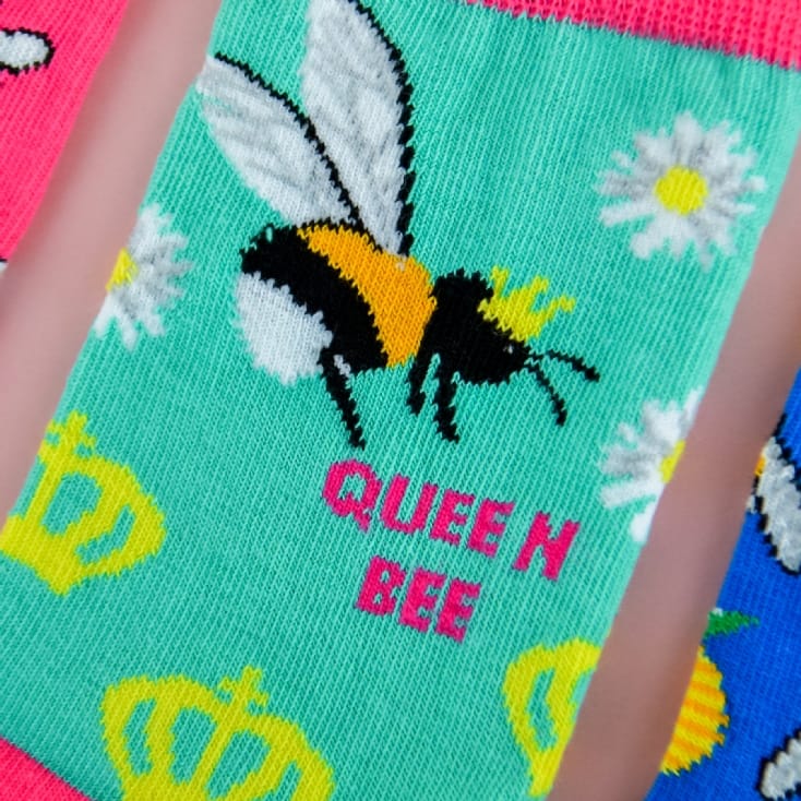Queen Bee Socks Pack of Six