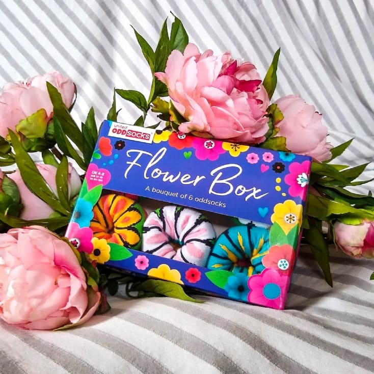 Flower Box Socks Pack of Six