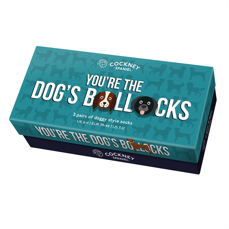 Cheeky Dog Trio Mens Socks Gift Set