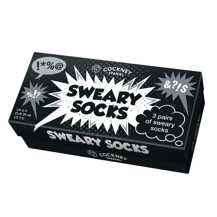 Sweary Socks Gift Set for Men