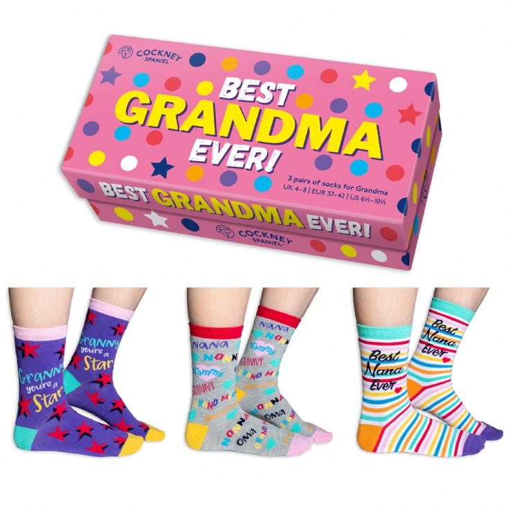 Best Grandma Socks Gift Set