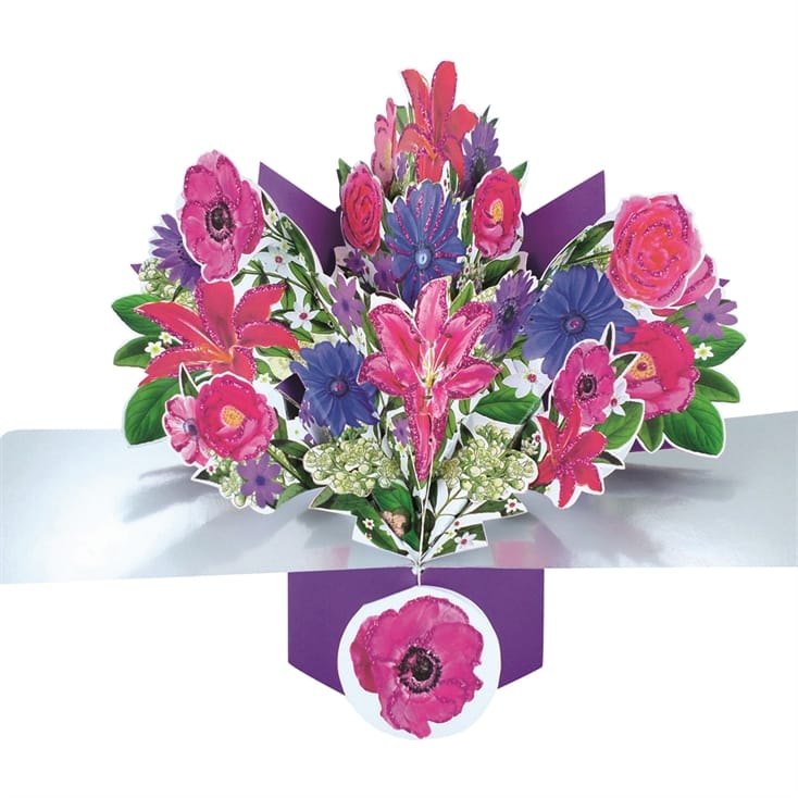 Pop Up Floral Greeting Card