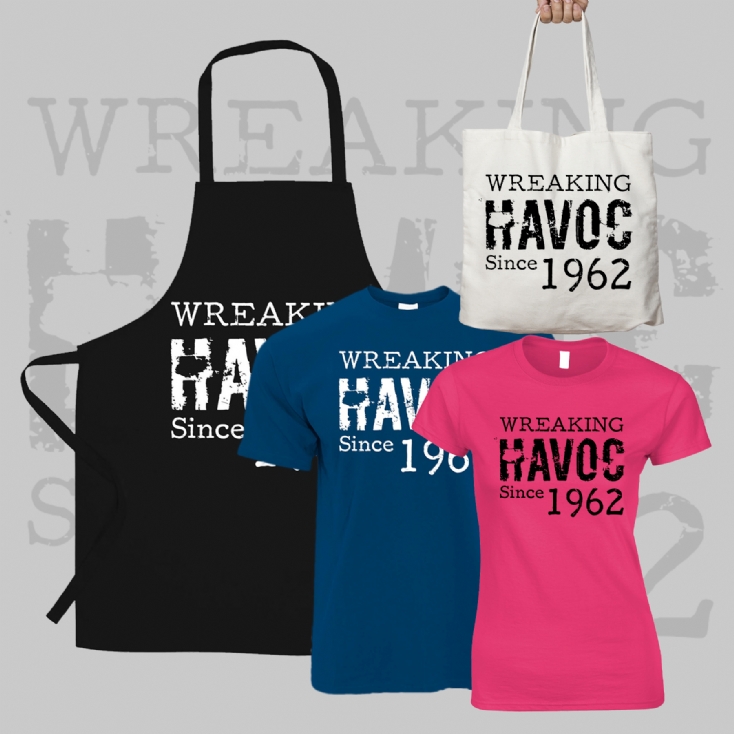 Wreaking Havoc Since 60th Birthday T-Shirts & Accessories