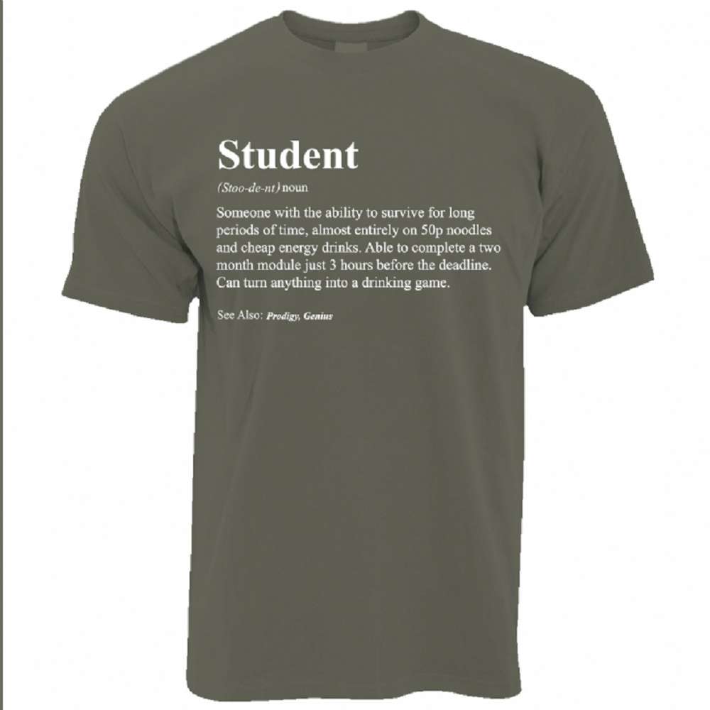 Definition of a Student Mens T-Shirts