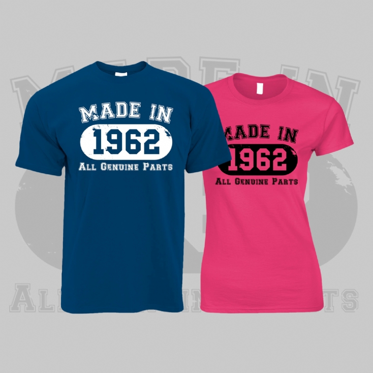 Made In... 60th Birthday T-shirts and Accessories