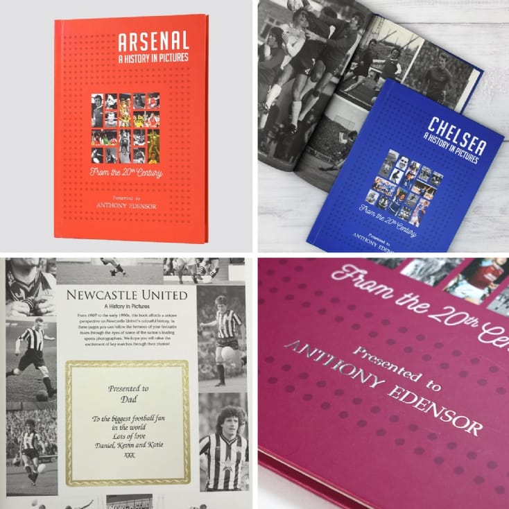 Personalised Football Team A History in Pictures Books