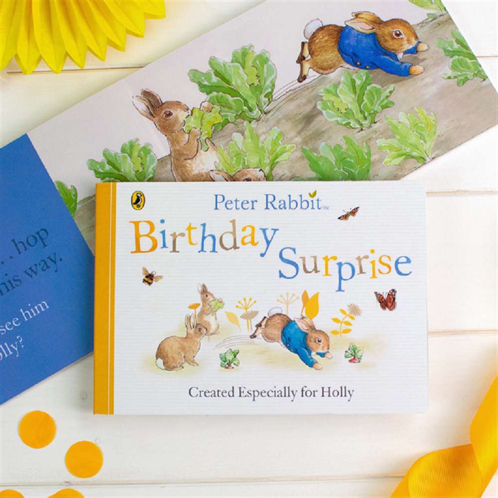 Personalised Peter Rabbit Birthday Surprise Book