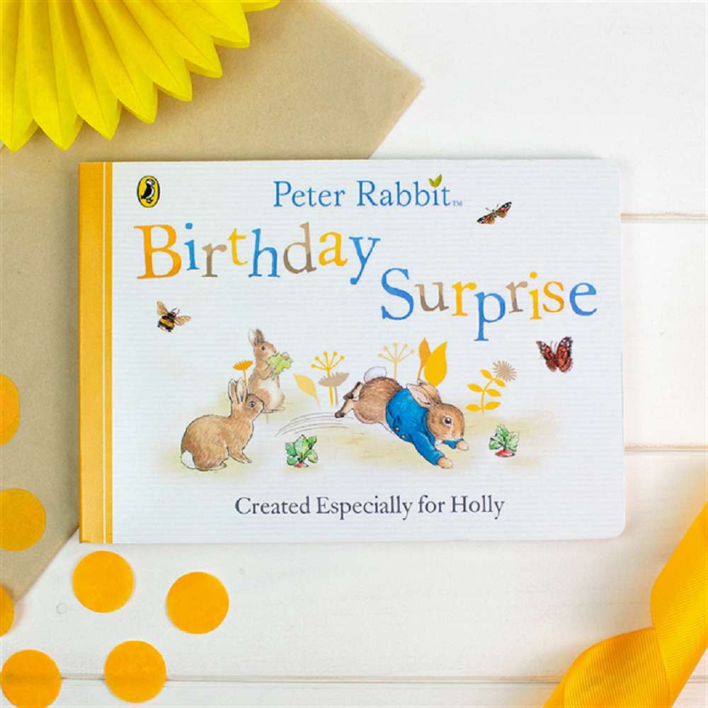 Personalised Peter Rabbit Birthday Surprise Book