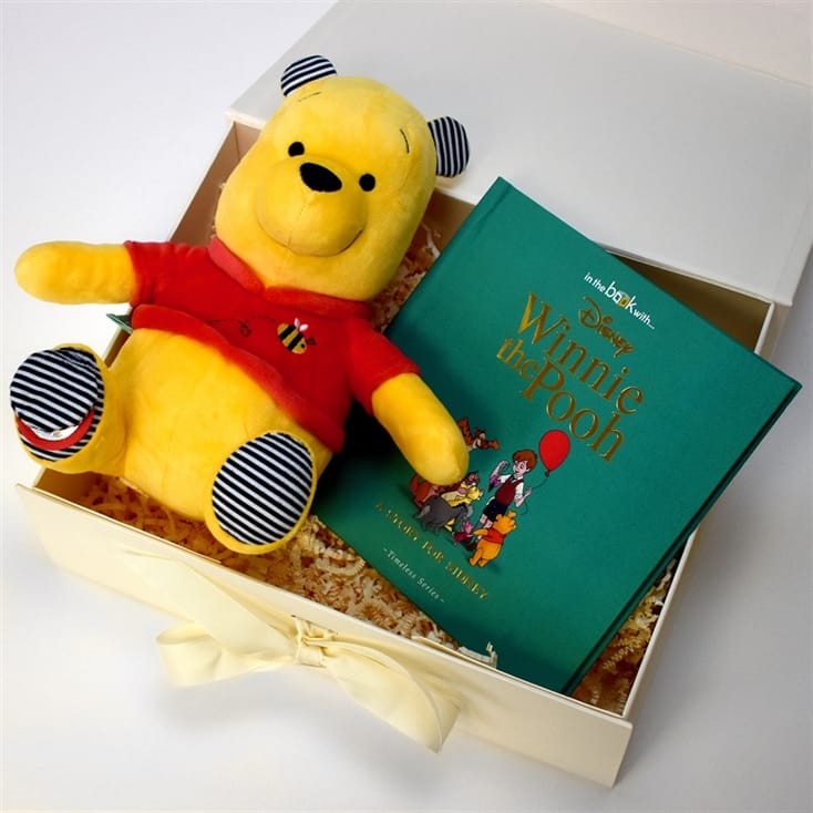 Disney Winnie-the-Pooh Plush Toy and Personalised Book Gift Set