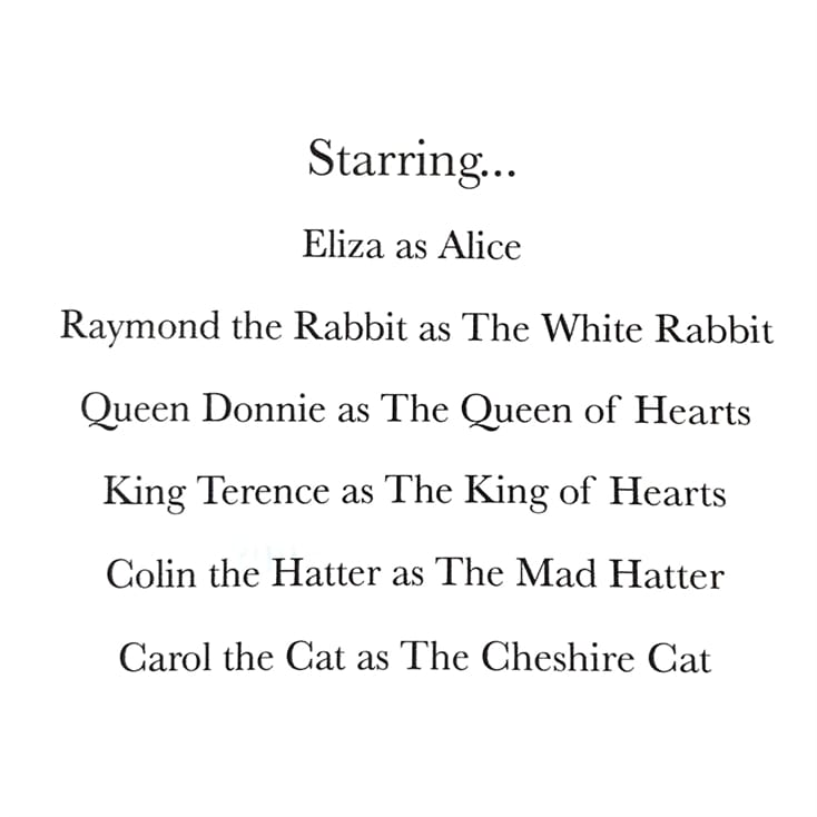 Alice in Wonderland Personalised Classic Novel