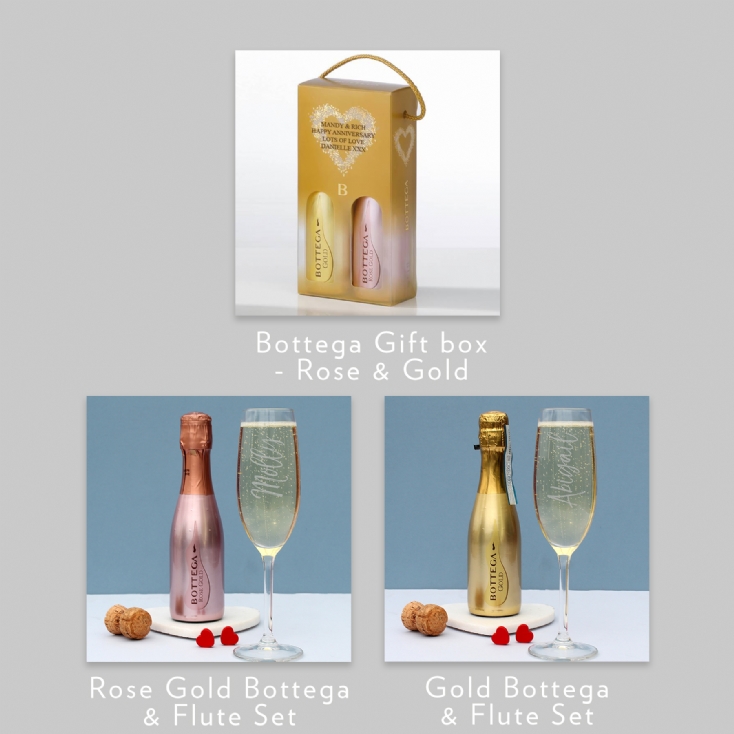 Personalised Bottega Prosecco Gift Sets