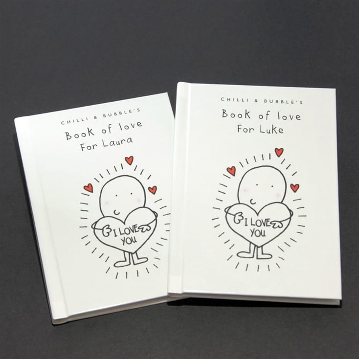 Chilli & Bubbles Personalised Book Of Love