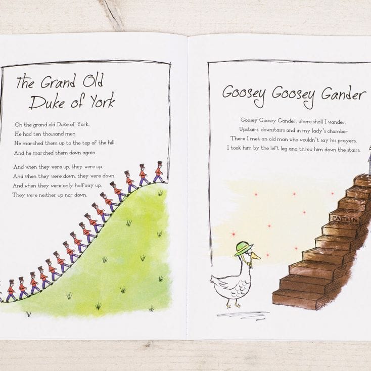 Personalised My Book Of Nursery Rhymes Find Me A Gift