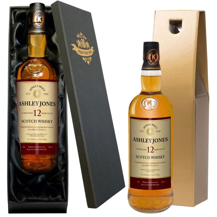 Personalised Malt Whisky with Gift Box