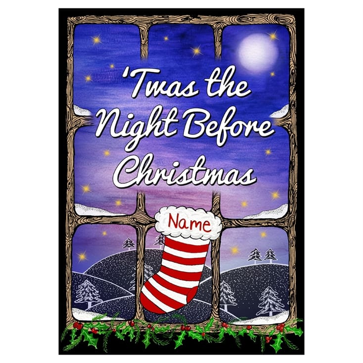 Personalised Twas The Night Before Christmas