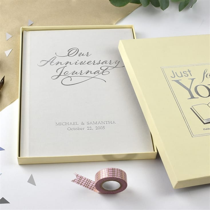 Personalised Our Anniversary Journal
