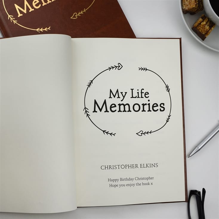 Personalised My Life Memories Journal