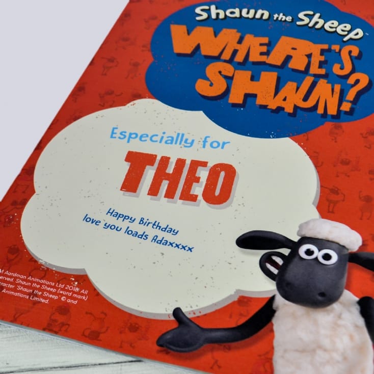 Shaun The Sheep Personalised Book