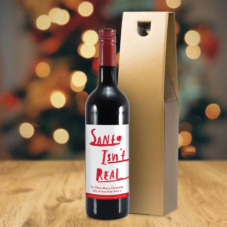 Personalised Christmas Wine