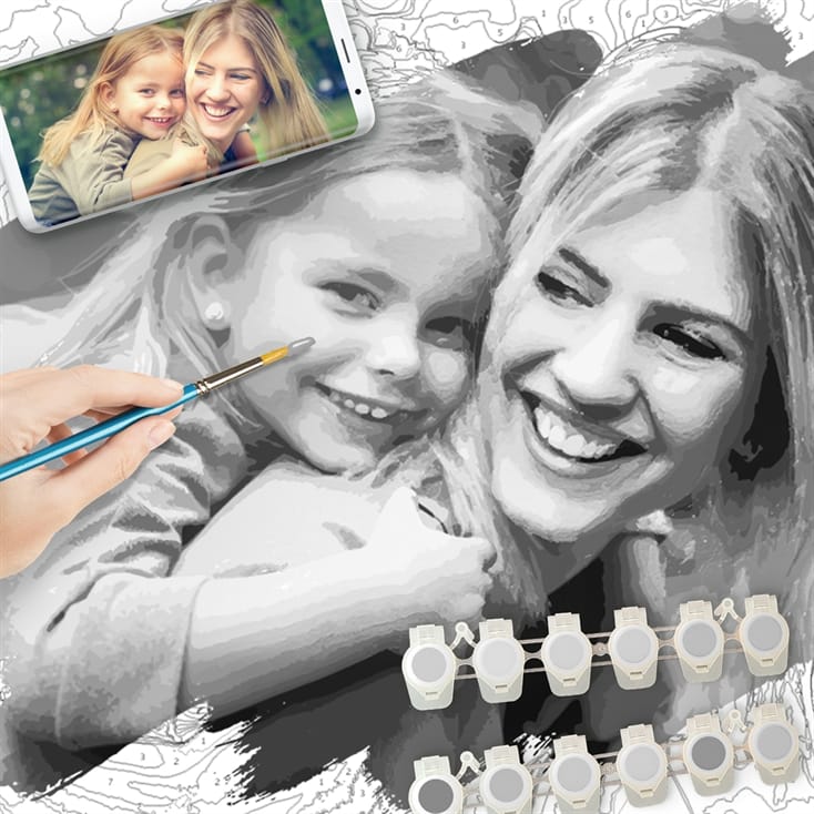Personalised Paint By Numbers Kit Find Me A Gift