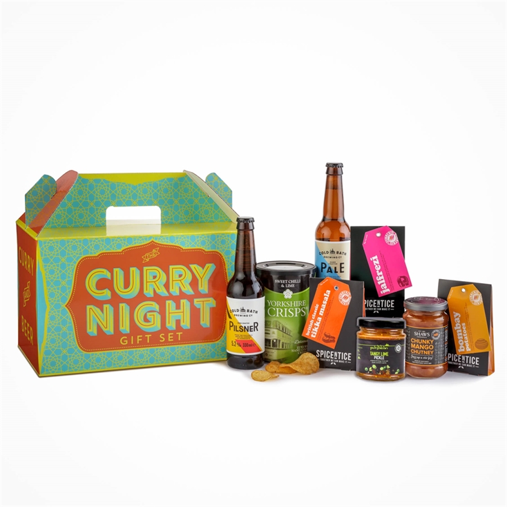The Curry Night Alcohol & Food Gift Box
