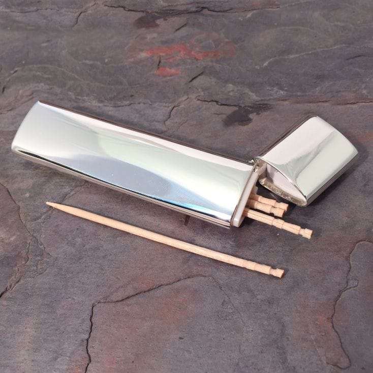 Toothpick Holder Chrome Silver Toothpick Holders Fmag