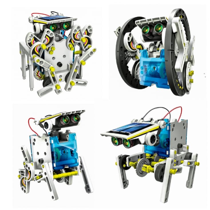 Solar Powered Transforming Robot Kit