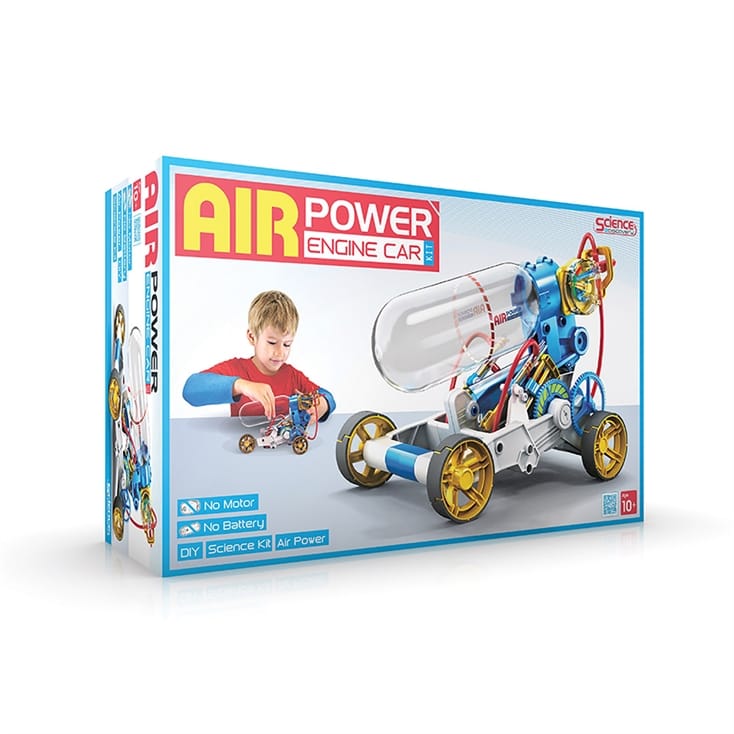 Air Power Engine Car - Build Your Own Kit