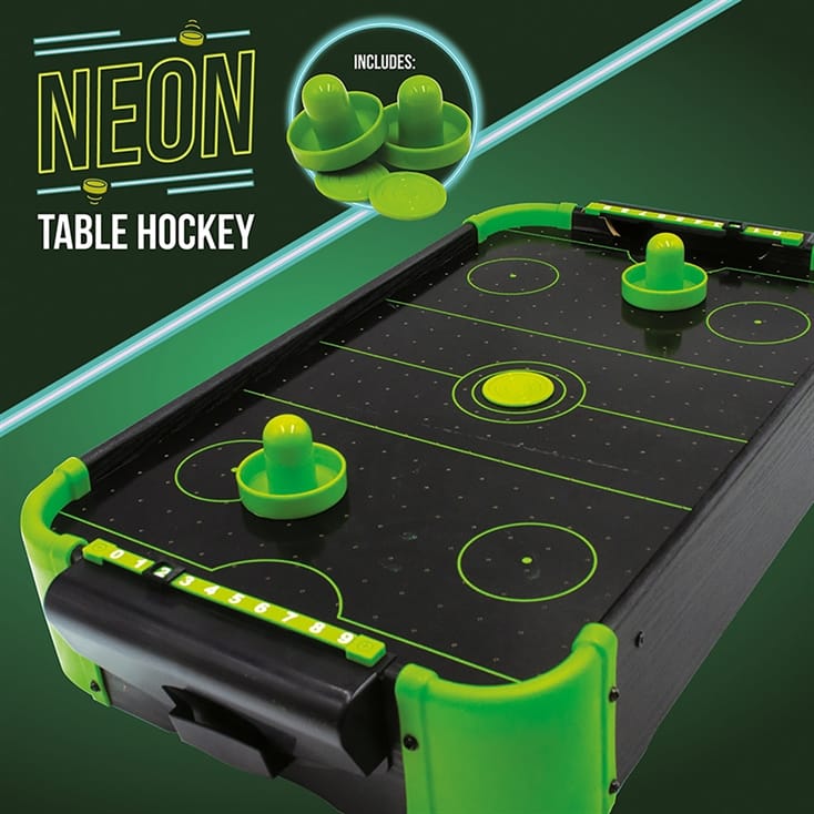Neon Air Hockey Tabletop Game Find Me A Gift