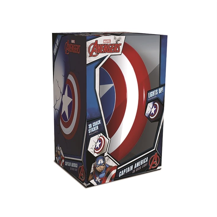 Captain America Shield 3D Wall Light