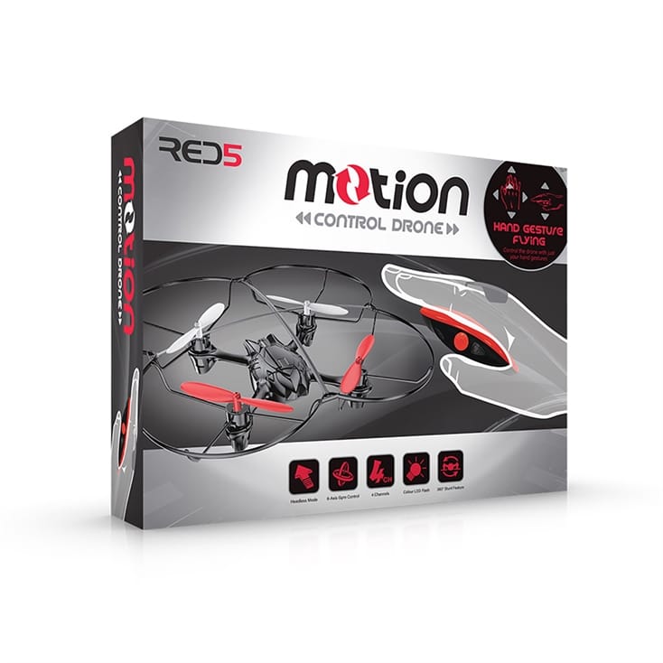 Red Motion Control Drone