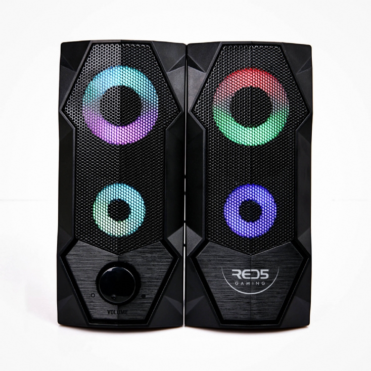 Set of 2 Light Up Gaming Speakers