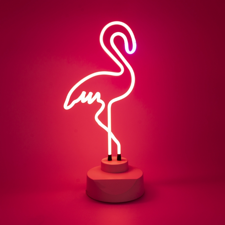 Pink Flamingo Neon Light