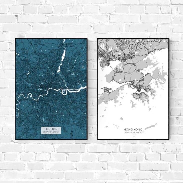 Personalised City Maps | Find Me A Gift