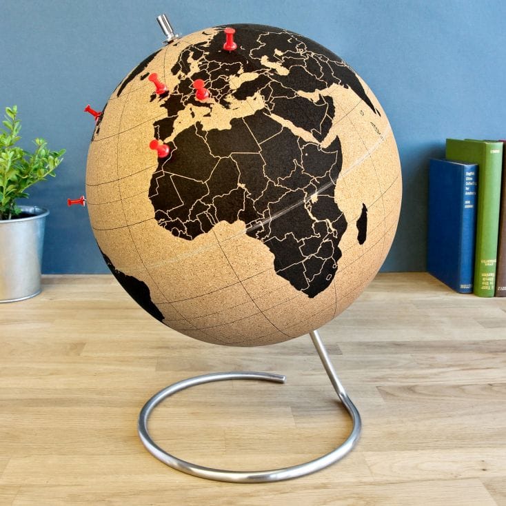 Cork World Globe Find Me A Gift