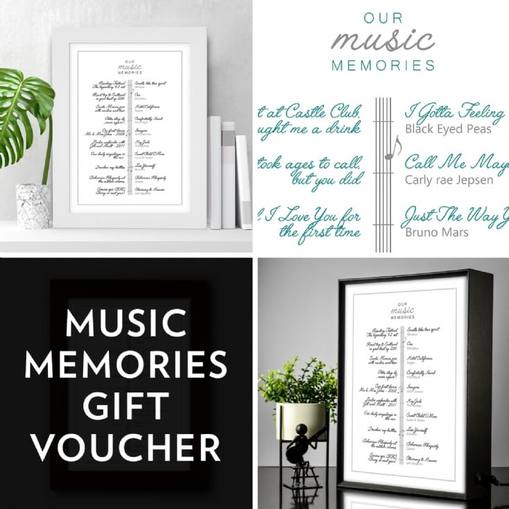 Personalised Music Poster or Lightbox