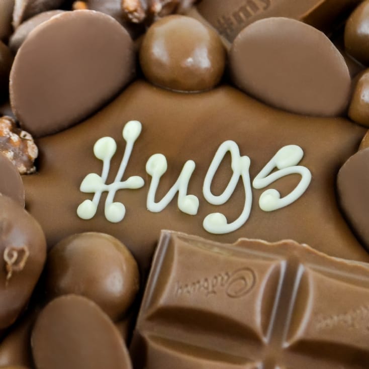 Personalised Letterbox Chocolate Hug 