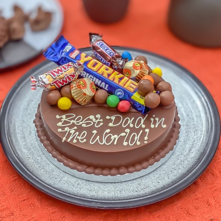 Personalised Mini Chocolate Smash Cake