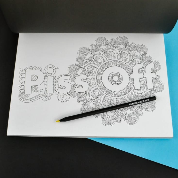Sick Of This Shit Adult Colouring Book