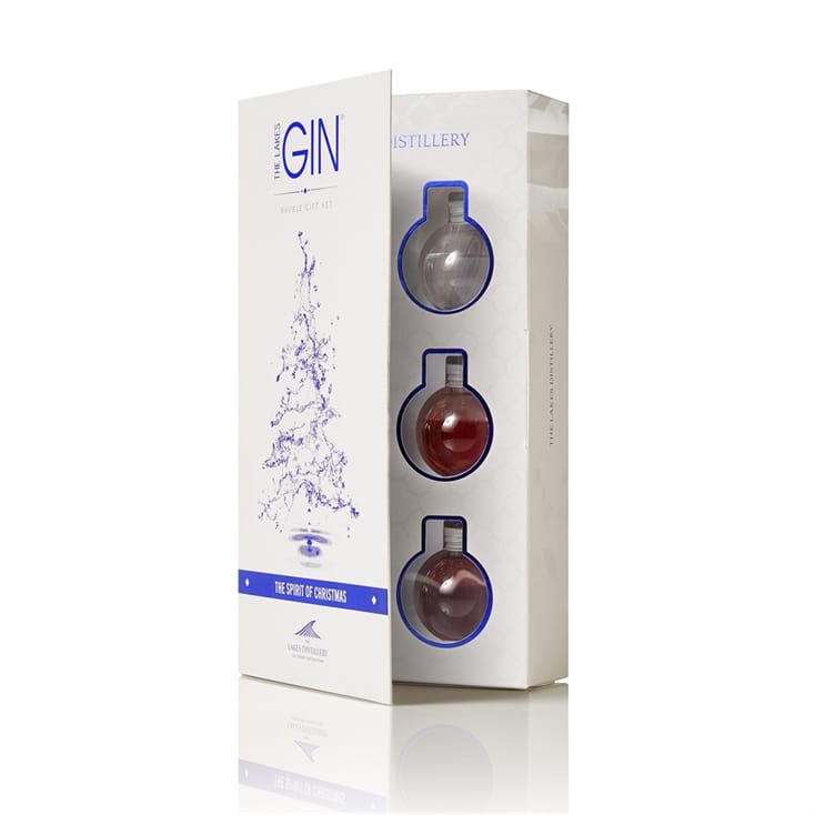 The Lakes Gin Filled Baubles Gift Set