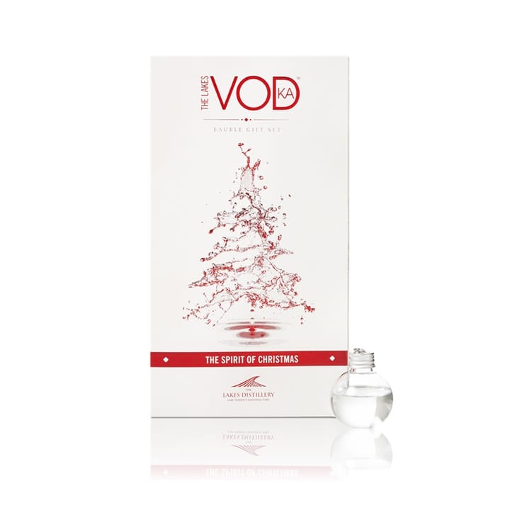 Vodka Christmas Baubles Gift Set