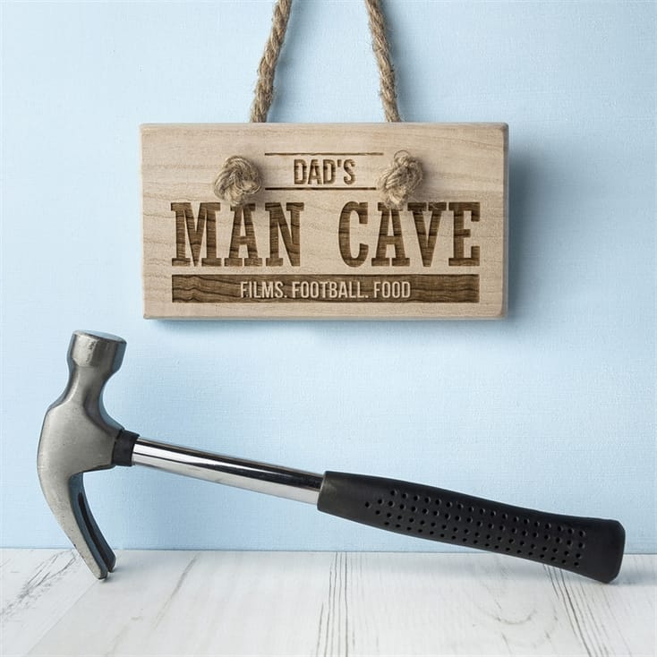 Personalised Wooden Man Cave Sign