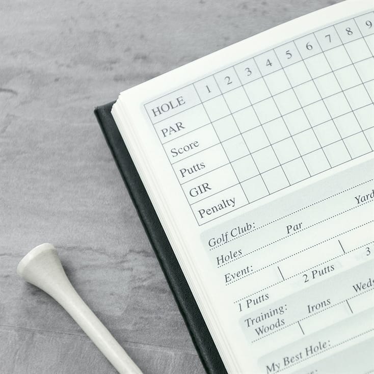 Personalised Luxury Leather Golf Notes Find Me A Gift